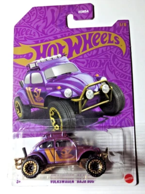 Hot Wheels - VW Volkswagen Baja Bug - Viola E Oro - 57° Anniversario - JDM20 - Immagine 1 di 2