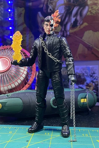 Marvel Legends CUSTOM Ghost Rider Johnny Blaze Nicolas Cage 6" Action Figure Cover