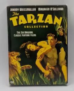 The Tarzan Collection w/ Slip Johnny Weissmuller (DVD, 2004, 4-Disc) 6 Film Set - Picture 1 of 9