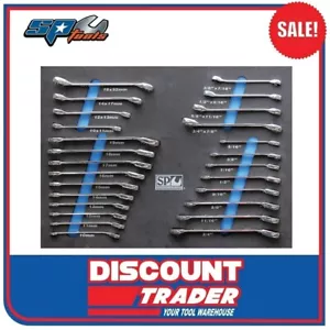 SP Tools EVA Tray Metric/SAE 26 Piece Spanner Set Geardrive & Flare Nut SP50020 - Picture 1 of 2