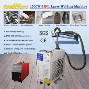 5 IN 1 Handheld 1500W Laser Welding Cutting Cleaning Machine For Battery Welder - Bild 1 von 10