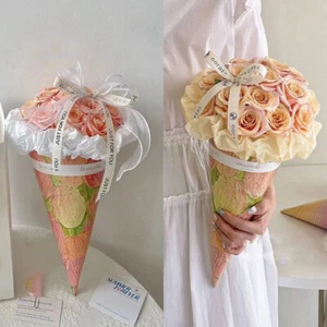 Wrapping Paper Cardboard Floral Material 10 Sheets Packaging Bouquet Thickened - Picture 1 of 11