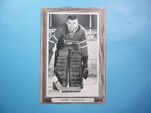 1964/67 BEEHIVE CORN SYRUP GROUP 3 NHL HOCKEY PHOTO LORNE GUMP WORSLEY BEE HIVE - Picture 1 of 2
