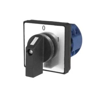 Nockenschalter 48x48mm (0/1) 4xEIN 230/400V 20A Hauptschalter Drehschalter - Bild 1 von 5