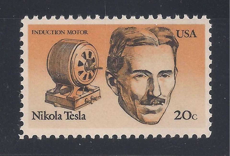 NIKOLA TESLA - INVENTOR - U.S. POSTAGE STAMP - MINT CONDITION - Image 1 of 1