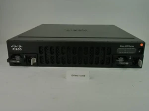 Cisco 4451 ISR w/4 GE, 3 NIM slots, 1 ISC, 2 SM, 8 GB flash mem| ISR4451-X/K9 - Bild 1 von 1