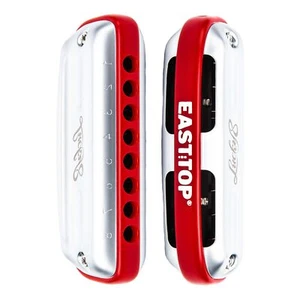 EASTTOP New 8hole Harmonica Blues Diatonic Harmonica Professional Mouth Organ - Picture 1 of 16