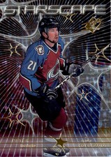 1999-00 SPx Starscape Peter Forsberg Colorado Avalanche #S7
