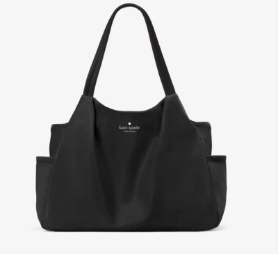 Kate Spade Chelsea Large Baby Diaper Bag Tote in Black with Changing Pad - Image 1 of 4