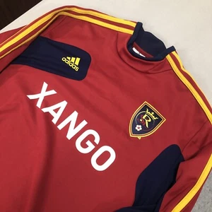 Real Salt Lake Jersey Adidas XANGO Soccer Mens Thick Long Sleeve MLS 2011 Large - Picture 1 of 14