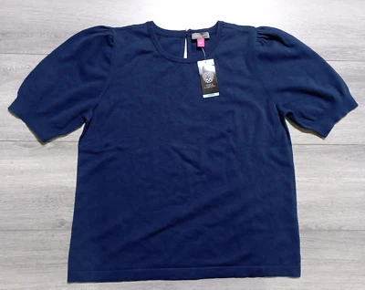 Suéter Vince Camuto Adulto Mujer Grande Azul Marino Manga Corta Informal Oficina Foto 1 de 4