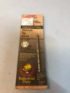 NUOVA punta da trapano Vermont American Titanium 1/8" 12358 #GF - Foto 1 di 1