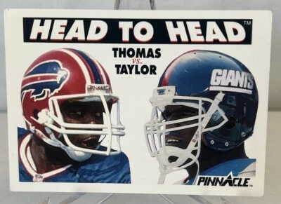 1991 Pinnacle - #354 Thurman Thomas, Lawrence Taylor - Image 1 of 2