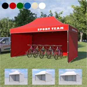 XXL Faltzelt Faltpavillon 3x3m 3x4,5m 3x6m Partyzelt Klappzelt Gartenpavillon - Bild 1 von 35