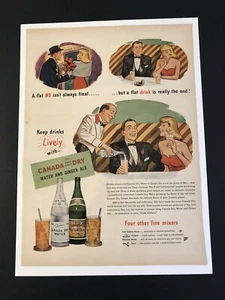 Anuncio vintage 1945 - Canada Dry Ginger Ale - Imagen 1 de 1