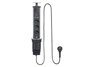 SILVERCREST® Steckdosenleiste / Tischsteckdosenleiste versenkbar - Bild 1 von 2