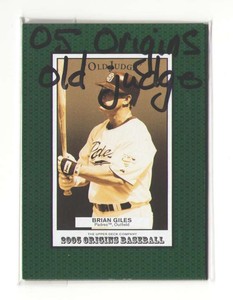 2005 Origins Old Judge - SAN DIEGO PADRES Team Set