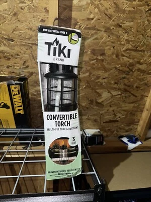 Tiki Brand Patio Torch Light House Convertible Multi-Use 3 Uses.m - Image 1 of 4