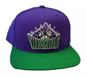 Dakota Wizards NBA D League Adidas Adult Unisex Purple/Green Flat Brim Cap/Hat - Picture 1 of 5