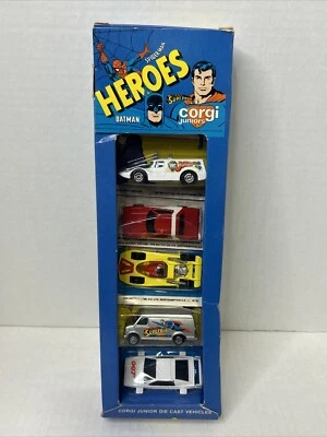Corgi Junior Heroes 5 Pack Jokermobile Supervan James Bond Lotus Sealed Z5 - Image 1 of 4