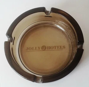 PSC 04 Portacenere pubblicitario - JOLLY HOTELS - Vetro verde - cm 10,5 - Foto 1 di 2