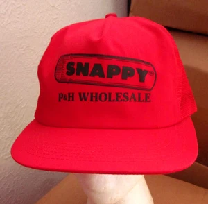 SNAPPY P&H MAYORISTA de colección gorra camionero HVAC sombrero de plomería década 1970 logotipo snapback - Imagen 1 de 1