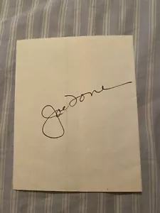 Joe Torre Yankees Braves Cardinals Signed index Card - Picture 1 of 1