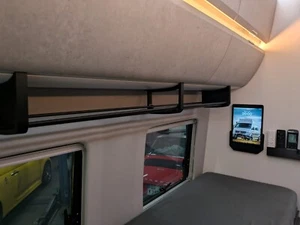 Schwarzes Set Regal VW Volkswagen Crafter Grand California, MAN TGE Camper - Picture 1 of 8