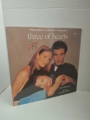 THREE OF HEARTS (1993 LASERDISC)William Baldwin,gr - Image 1 of 2