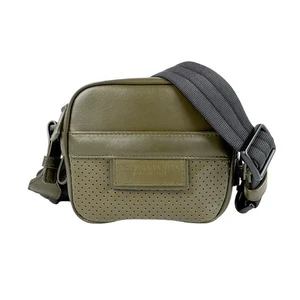 Echte BOTTEGAVENETA Crossbody Schultertasche khaki/schwarz Leder/Canvas - z3977 - Bild 1 von 12