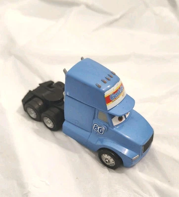 Disney Pixar Cars 3 Dinoco Dale Roofolo Deluxe semi-transportador fundido #80 Ty68 - Imagem 1 de 4