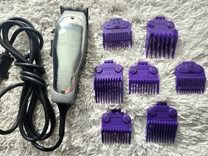Andis Fade Master Adjustable Blade Clipper And Gaurd Lot - Adjusted To 0 Gapped - Picture 1 of 14