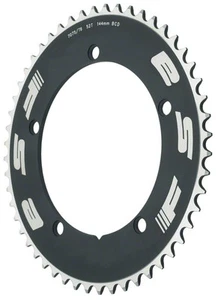 Full Speed Ahead Pro Track Chainring 46t 144 BCD 1/2 in x 1/8 in Aluminum Black - Picture 1 of 1