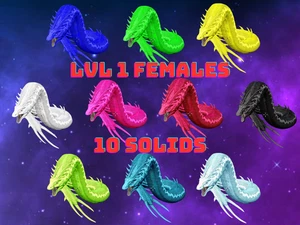 Arche Survival Ascended PVE Basilisk Lvl 1 Weiblich 10 Farben - Bild 1 von 3