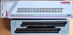Märklin mini-club Spur Z Gleise: 8500, 8520, 8521, 8590 unbenützt - Bild 1 von 4