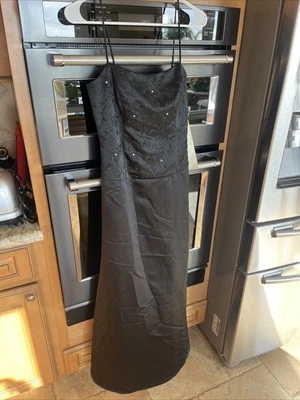 "Vestido de colección Rampage Jewels talla 5 brillante graduación cintura 30"" nuevo con etiquetas" Foto 1 de 4