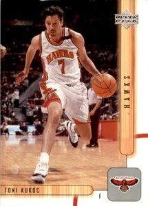 2001-02 Baloncesto Cubierta Superior Toni Kukoc Atlanta Hawks #2 - Imagen 1 de 2