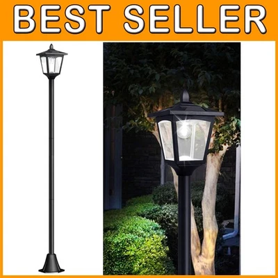 Farola Solar - Poste 72", 15 Lúmenes, 2 Modos de Iluminación Foto 1 de 4