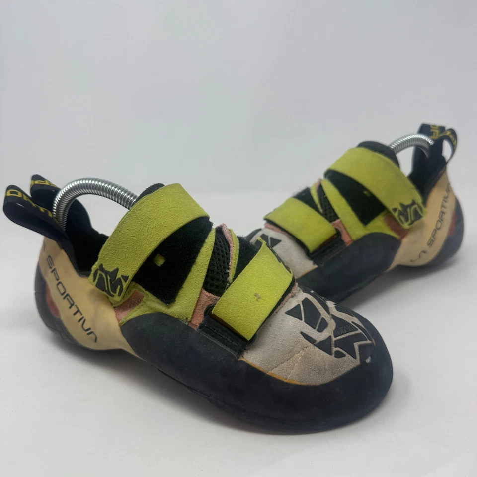 La Sportiva Otaki Rock Climbing Shoes Blue Flame P3 System Men's Size US 7.5 40 - Image 1 of 4