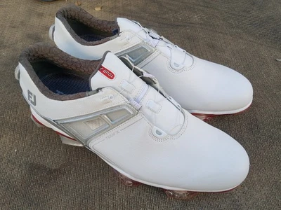 Zapatos de golf FootJoy Tour X para hombre talla 12M estilo #55406 blanco/gris NUEVO Foto 1 de 4