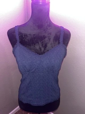 Top corsé de encaje azul marino No Boundaries talla L usado en excelente estado Foto 1 de 4