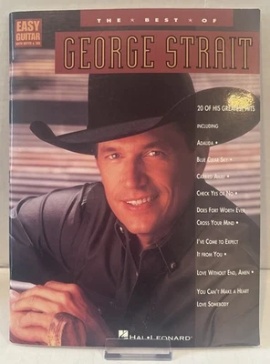 The Best of George Strait Guitar Book - Hal Leonard Easy Guitar 20 songs - Image 1 of 2