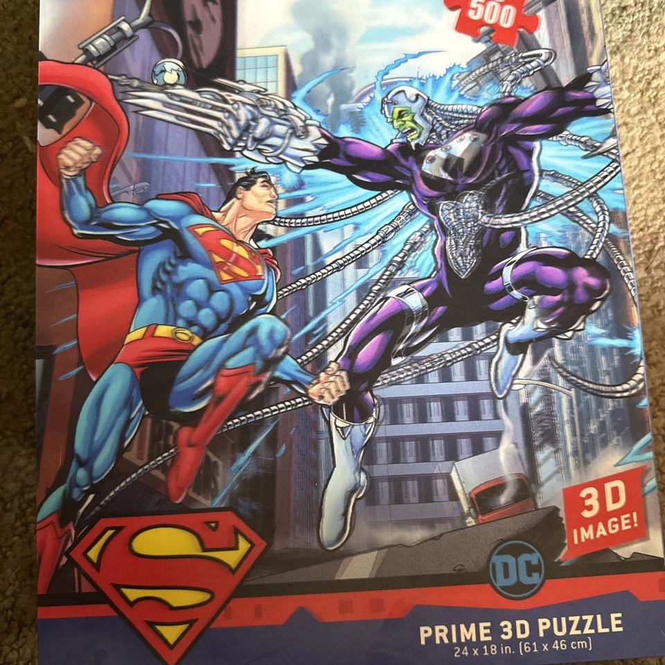 Puzzle DC Superman 3D 500 piezas Prime Puzzle Foto 1 de 4