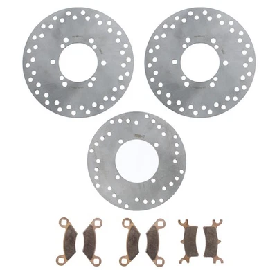 Polaris Magnum 330 2005-2009 2x4 rotores de freno delanteros y traseros y pastillas de freno Foto 1 de 4