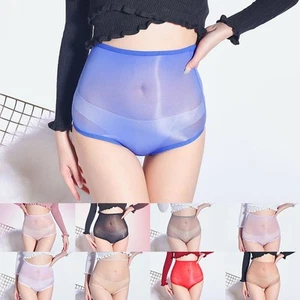 Nueva ropa interior para mujer color suave tiro alto elástico transparente - Imagen 1 de 75