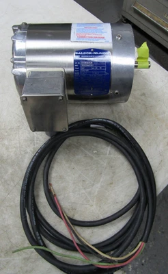 💥BALDOR .5 HP WASHDOWN MOTOR 230/460 VAC 1765 RPM 3Ø 1.00 SF IDVSWDM3538 - Image 1 of 4