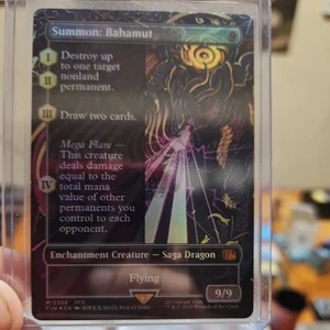 Summon: Bahamut (Borderless) Final Fantasy Foil - Picture 1 of 2