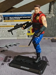 GI JOE ~ 2011 MERCER ~ SLAUGHTERS MAURADER ~  100% complete & CARD 30TH  BBTS - Picture 1 of 5