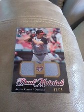 2007 Fleer Ultra Dual Materials Gold /75 Austin Kearns #DM-AK