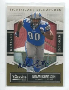 2010 Classics Autogramm #176 Ndamukong Suh / 299 Nebraska / Detroit Lions - Bild 1 von 1
